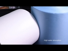 500 szt. Przemysłowe wiskozowe suche chusteczki 25x37cm Policelulozowe chusteczki pochłaniające olej Rolka papieru